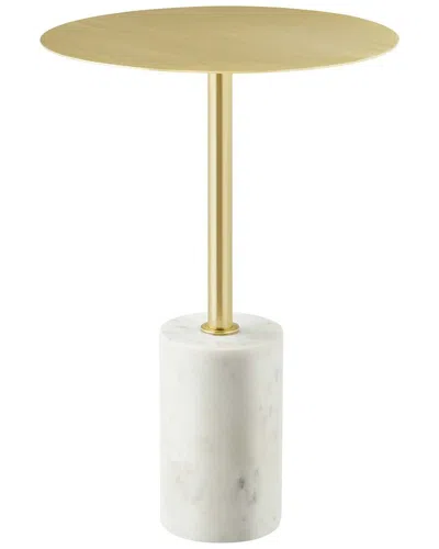 Modway Lyric Round Side Table In White