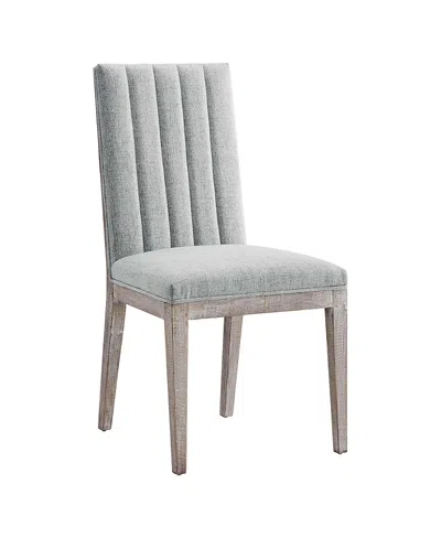 Modway Maisonette French Vintage Tufted Fabric Fabric Dining Side Chair In Gray