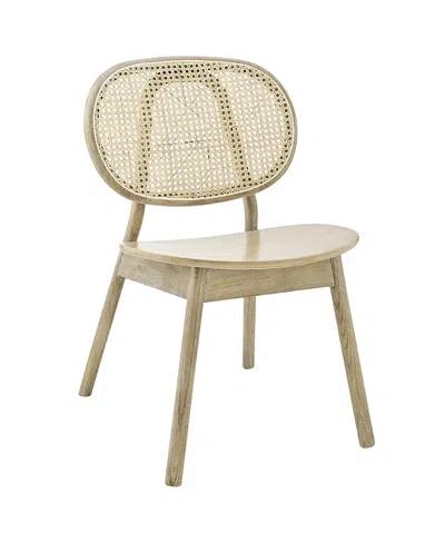 Modway Malina Wood Dining Side Chair In Neutral