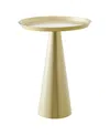 Modway Maren Round Side Table In Gold