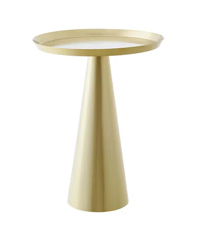 Modway Maren Round Side Table In Gold
