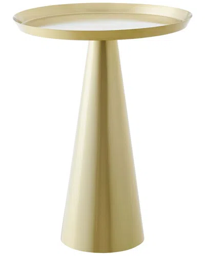 Modway Maren Round Side Table In Gold