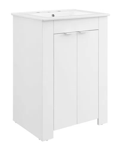 Modway Maybelle 24in Bathroom Vanity In White