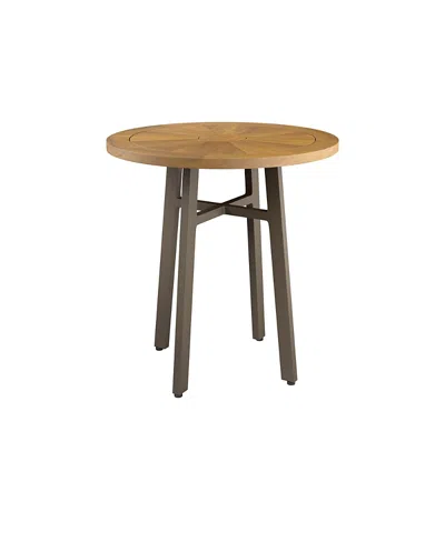 MODWAY MEADOW OUTDOOR PATIO TEAK WOOD DINING TABLE