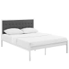 Modway Millie Bed Frame In White,gray