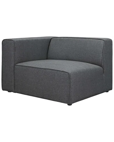 Modway Mingle Fabric Left-facing Sofa In Gray