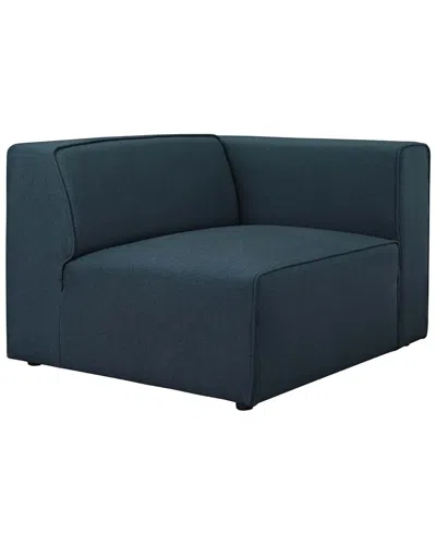 Modway Mingle Fabric Right-facing Sofa In Black