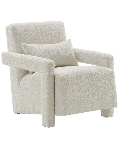Modway Mirage Boucle Upholstered Armchair In Neutral