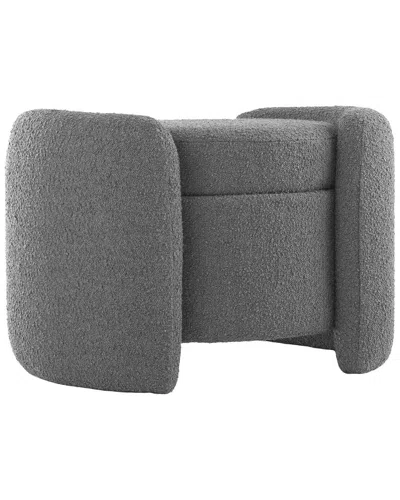 MODWAY MODWAY NEBULA BOUCLE UPHOLSTERED OTTOMAN