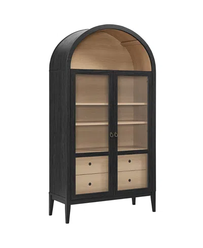 Modway Nolan 74 Tall Wide Arched Storage Display Cabinet In Multi