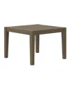 Modway Northlake Square Outdoor Patio Teak Side Table