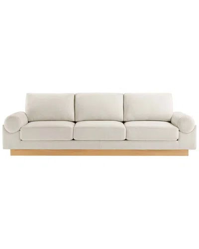 Modway Oasis Upholstered Fabric Sofa In White