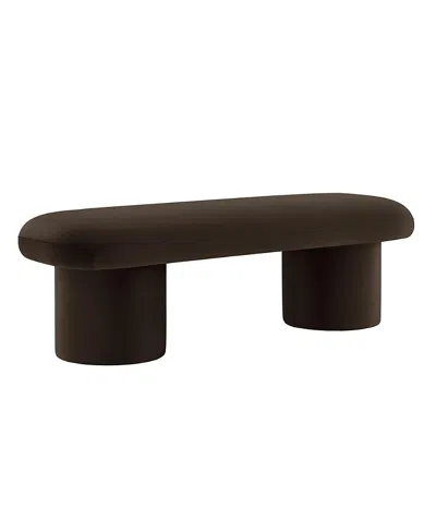 Modway Orla Upholstered Bench In Brown