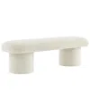 Modway Orla Upholstered Bench In Neutral