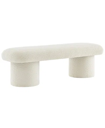 Modway Orla Upholstered Bench In Neutral