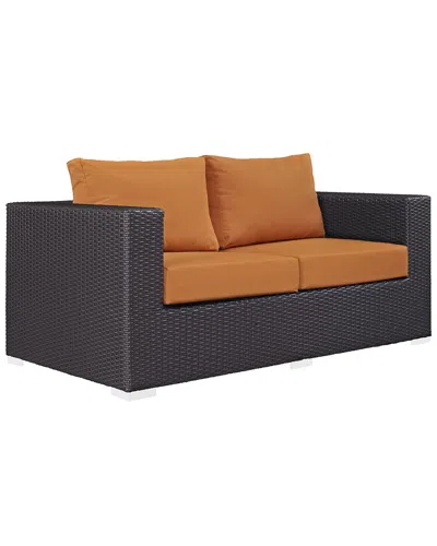 Modway Outdoor Convene Outdoor Patio Loveseat In Multi