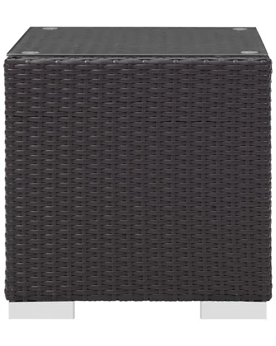 Modway Outdoor Convene Outdoor Patio Side Table In Black