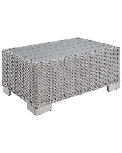 Modway Outdoor Conway 32in Outdoor Patio Wicker Rattan Coffee Table