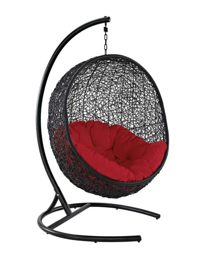 Modway Outdoor Encase Swing Outdoor Patio Wicker R In Multi