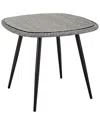 Modway Outdoor Endeavor 36in Outdoor Patio Wicker Rattan Dining Table In Gray