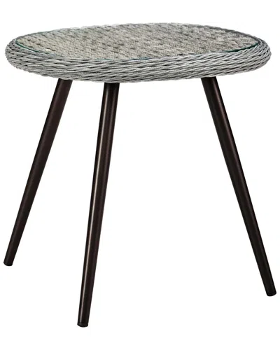 Modway Outdoor Endeavor Outdoor Patio Wicker Rattan Side Table