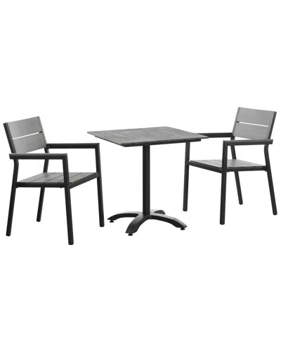 Modway Outdoor Maine 3 Piece Outdoor Patio Dining Set