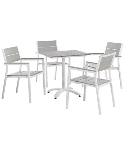 Modway Outdoor Maine 5pc Outdoor Patio Dining Set