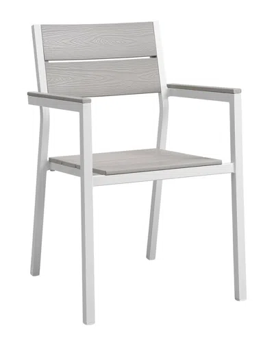 Modway Outdoor Maine Dining Outdoor Patio Armchair In Multi