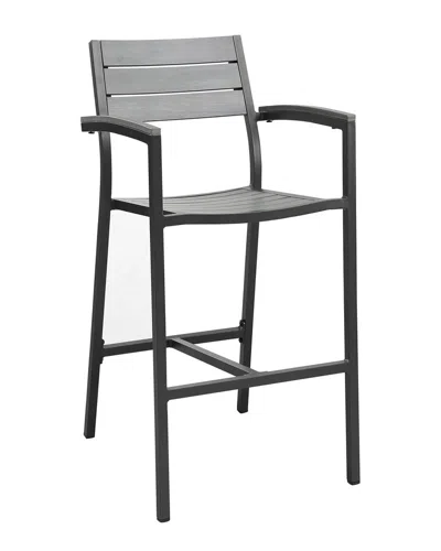 Modway Outdoor Maine Outdoor Patio Bar Stool In Multi