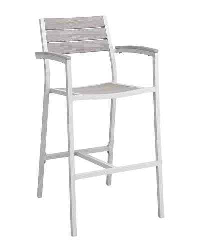 Modway Outdoor Maine Outdoor Patio Bar Stool In Multi