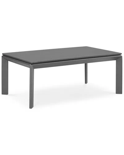 Modway Outdoor Riverside Aluminum Outdoor Patio Coffee Table In Blue