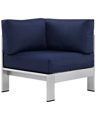 Modway Outdoor Shore Outdoor Patio Aluminum Corner Sofa In Multi
