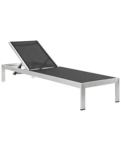 Modway Outdoor Shore Outdoor Patio Aluminum Mesh Chaise