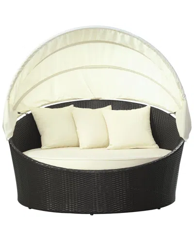 Modway Outdoor Siesta Canopy Outdoor Patio Daybed In White