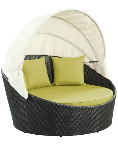 Modway Outdoor Siesta Canopy Outdoor Patio Daybed In White