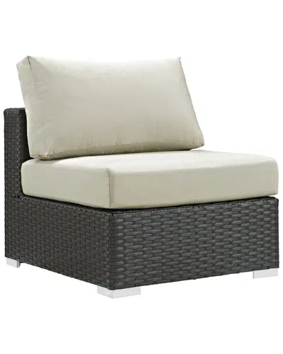 Modway Outdoor Sojourn Outdoor Patio Fabric Sunbrella Armless Chair In Multi