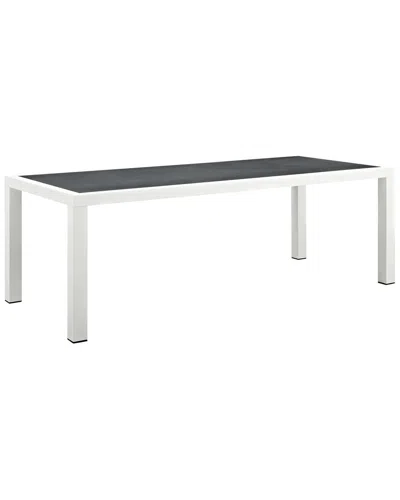 Modway Outdoor Stance 90.5in Outdoor Patio Aluminu In White