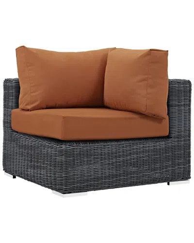 Modway Outdoor Summon Outdoor Patio Wicker Rattan In Brown