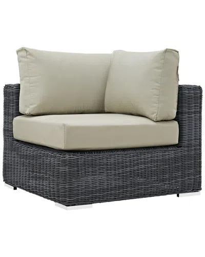 Modway Outdoor Summon Outdoor Patio Wicker Rattan In White