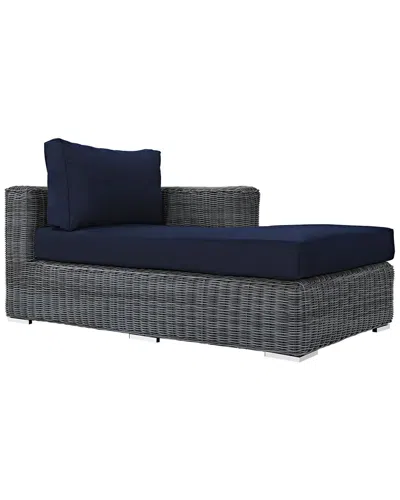 Modway Outdoor Summon Outdoor Patio Wicker Rattan In Gray