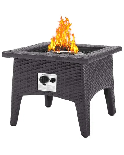 Modway Outdoor Vivacity Outdoor Patio Fire Pit Table In Multi