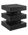 Modway Perpetuate Totem End Table In Black