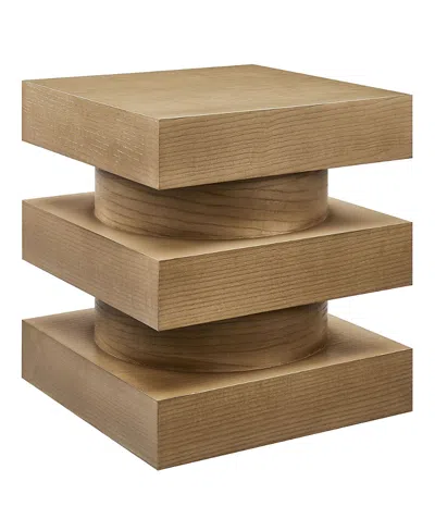 Modway Perpetuate Totem End Table In Brown