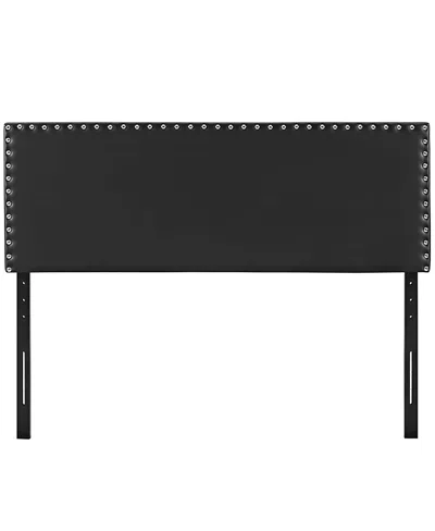 Modway Phoebe Upholstered Vinyl Headboard In Black