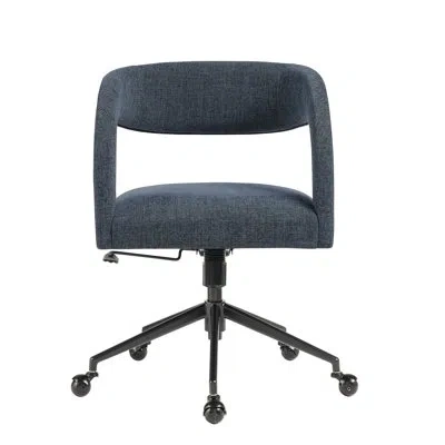 Modway Pinnacle Upholstered Office Chair In Slate Blue