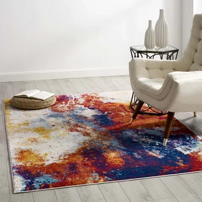 Modway Porch & Den Elshin Abstract Area Rug