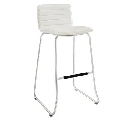 Modway Porch & Den Hamilton Dive Bar Stool In White