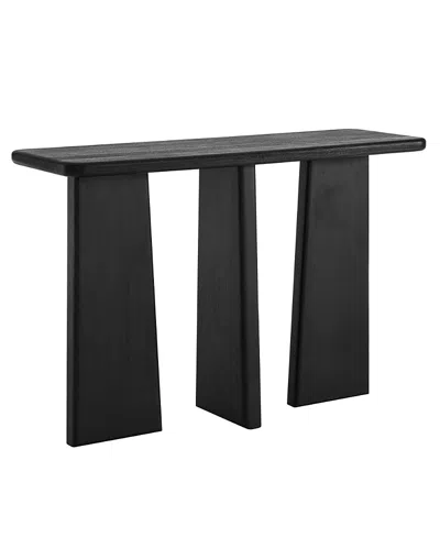 Modway Porter 45" Wood Console Table In Black