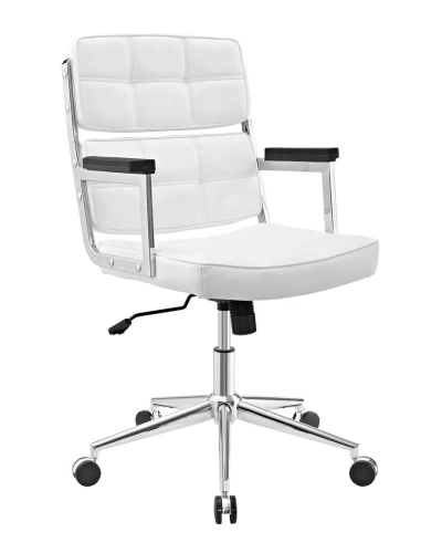 Modway Portray Highback Office Chair In White