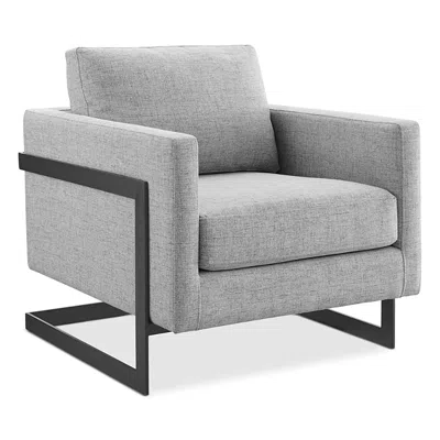 Modway Posse Textured Accent Chair In Gray